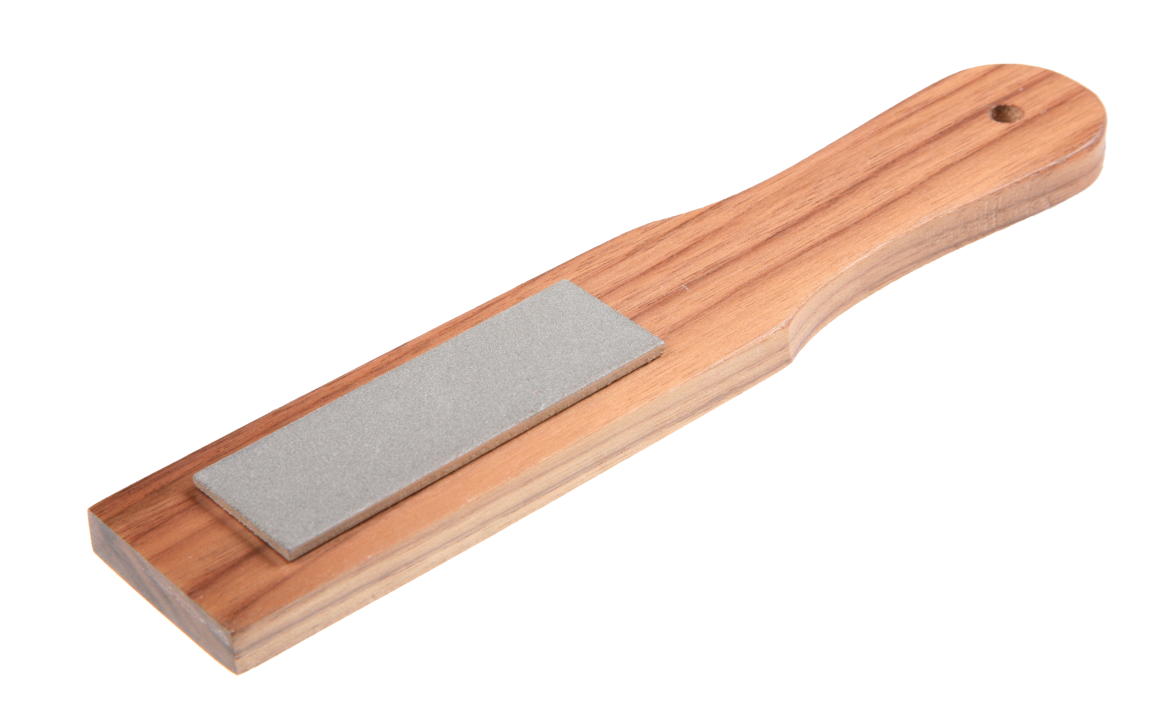 One side is super Eze-Lap Double Sided Sharpening Stone CD4 Measures 4" x 3/4" 